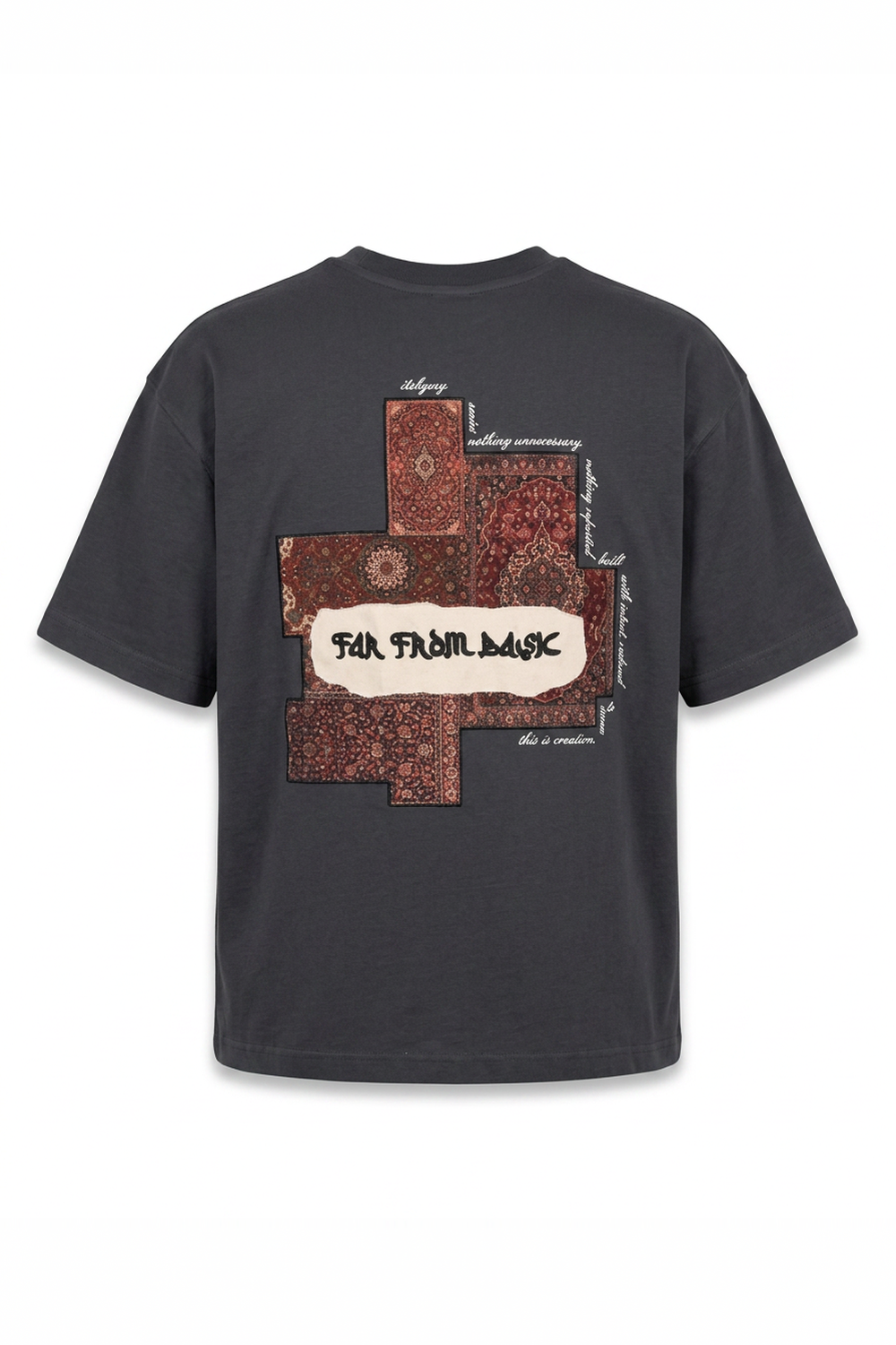 Erkek Ffb Patch Oversize T-Shirt Füme - 4