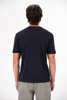 Bisiklet Yaka Kol Ucu Duble Erkek T-Shirt - 2