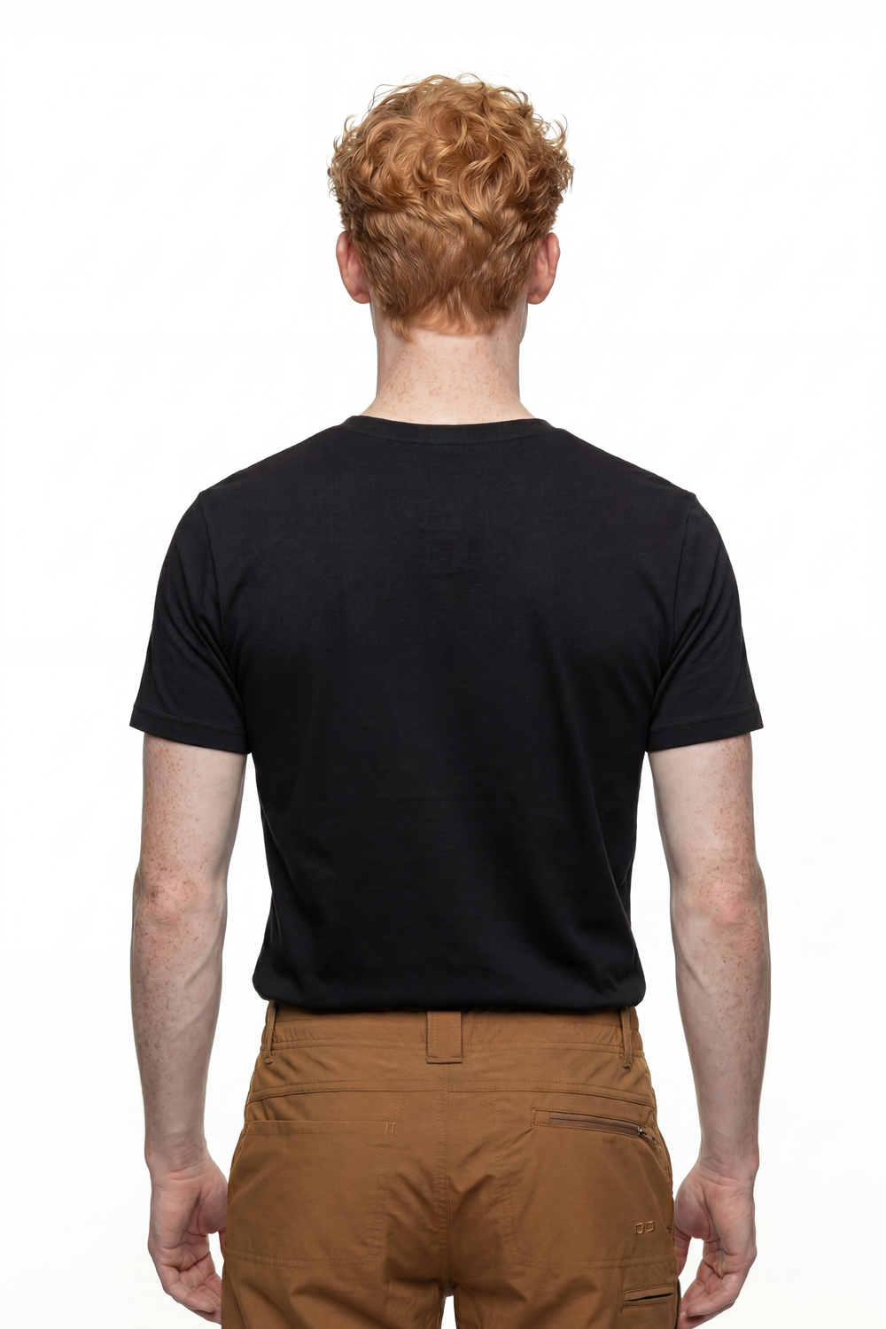 Soft Tees Basic T-Shirt %100 Pamuk Siyah - 2