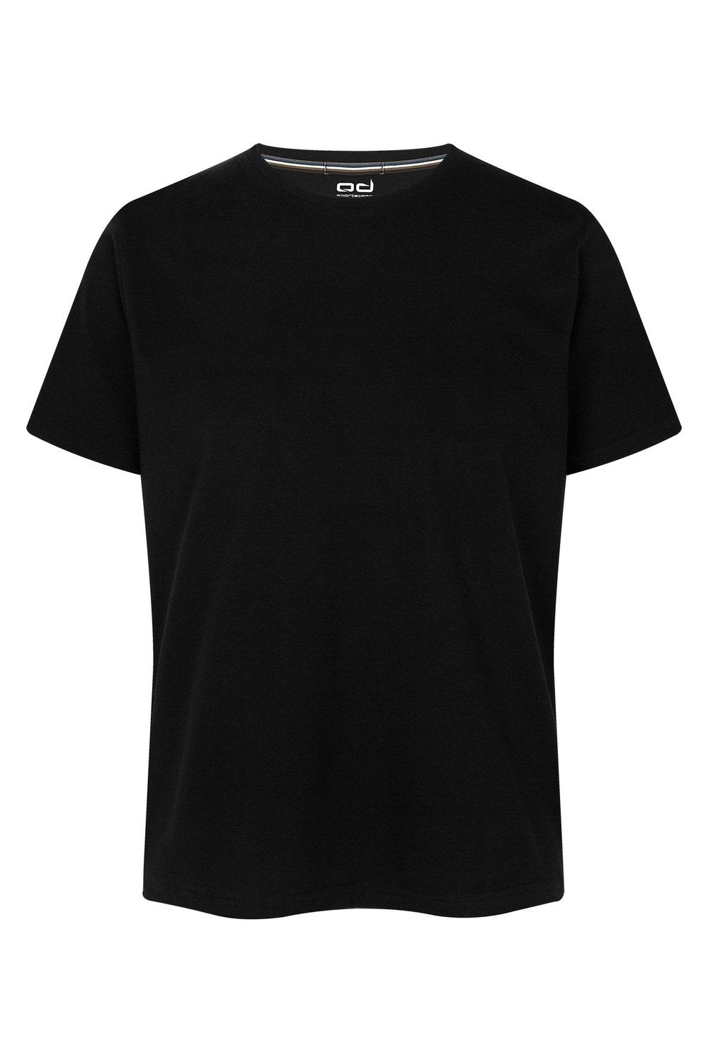 Soft Tees Basic T-Shirt %100 Pamuk Siyah - 3