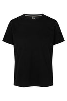 Soft Tees Basic T-Shirt %100 Pamuk Siyah - 3