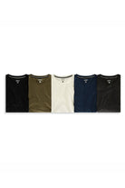 Soft Tees Basic T-Shirt, Gri Melanj - 3