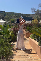 Vera Lace Beach Dress (Plaj Elbisesi), Beyaz - 2