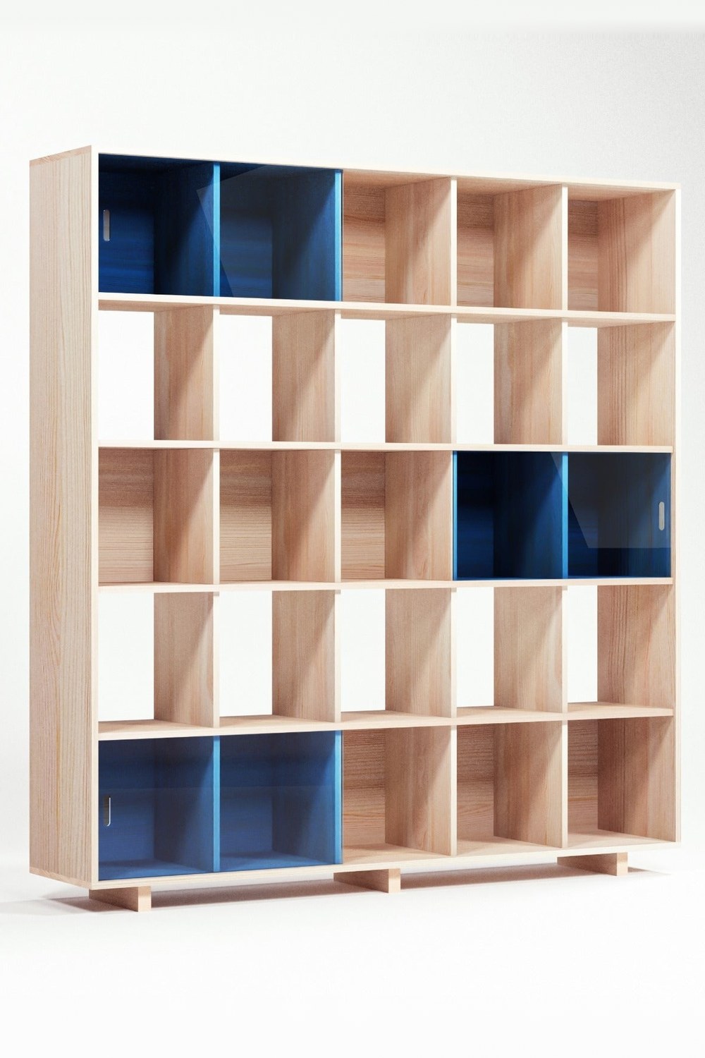 Grid 05 Plex Masif Ahşap Raf - 6