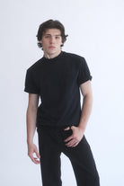 Alvin Siyah Basic T-Shirt - 0