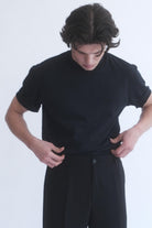 Alvin Siyah Basic T-Shirt - 3