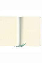 Notebook Not Defteri, A5, Termo Deri, 224 Sayfa, Noktalı, Boz Gri - 1