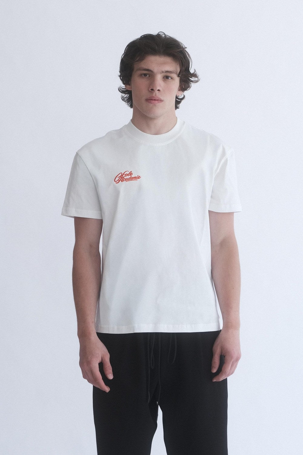 Gögüs Nakış Detay Fit Kalıp Ekru T-Shirt - 0