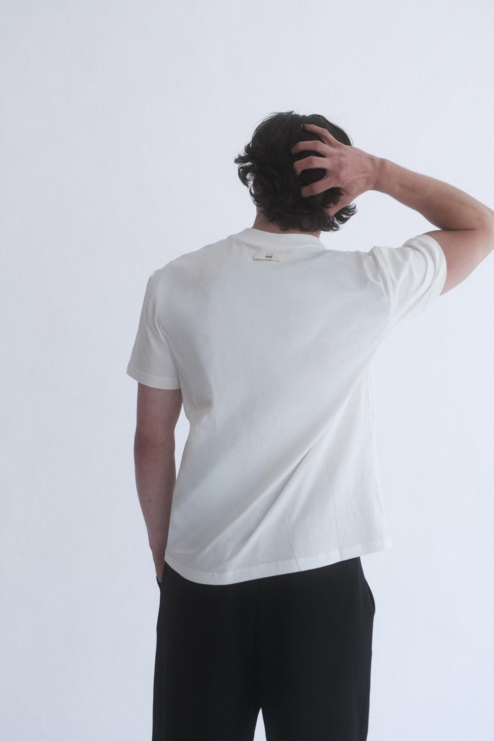 Gögüs Nakış Detay Fit Kalıp Ekru T-Shirt - 1