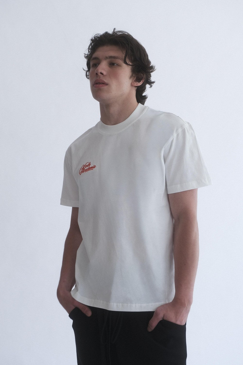 Gögüs Nakış Detay Fit Kalıp Ekru T-Shirt - 2