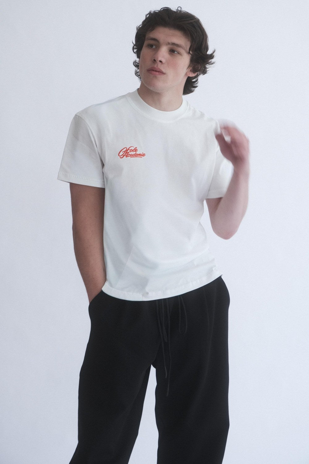 Gögüs Nakış Detay Fit Kalıp Ekru T-Shirt - 3