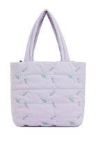 Lavanda Puffer Çanta, Lila - 3