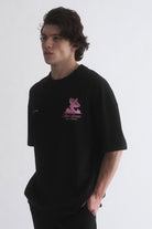 Hole Service Satellite Baskılı Oversize T-Shirt - 3
