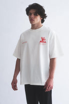 Hole Service Satellite Baskılı Oversize T-Shirt - 5