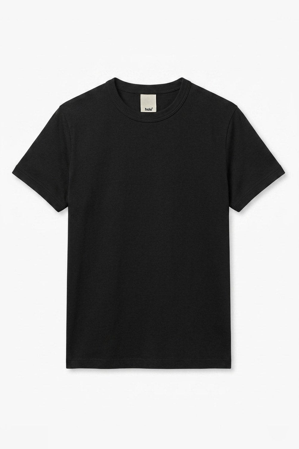Slim Fit Siyah Basic T-Shirt - 5