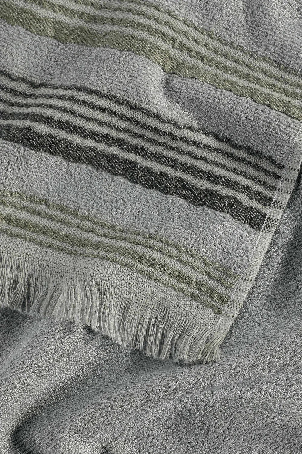New Derin Bambu Yüz Havlusu, Moss, 50 X 90 Cm - 0