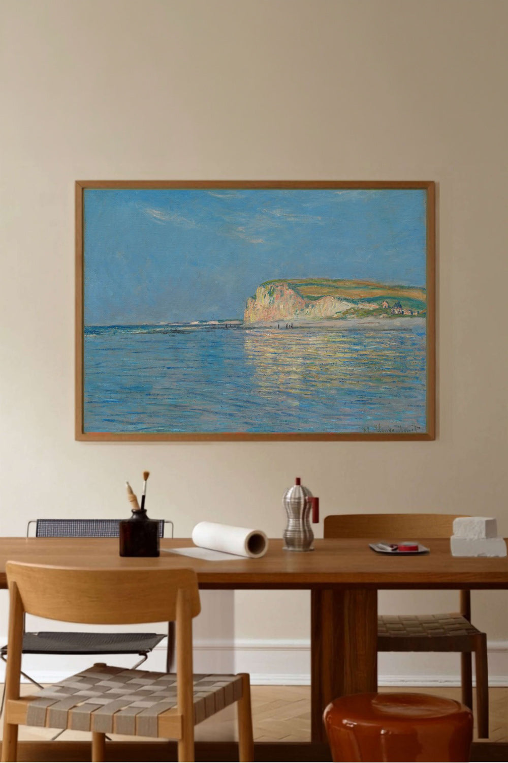 Claude Monet - Pourville'de Alçak Gelgit - 0
