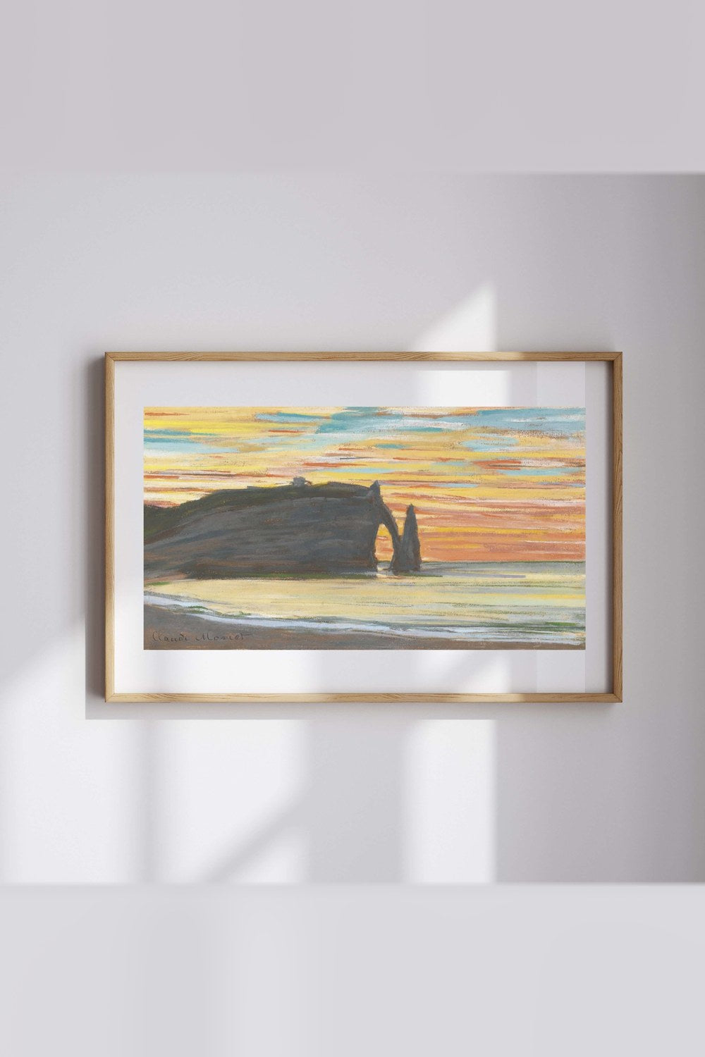 Claude Monet - Étretat, Aval Falezleri - 2