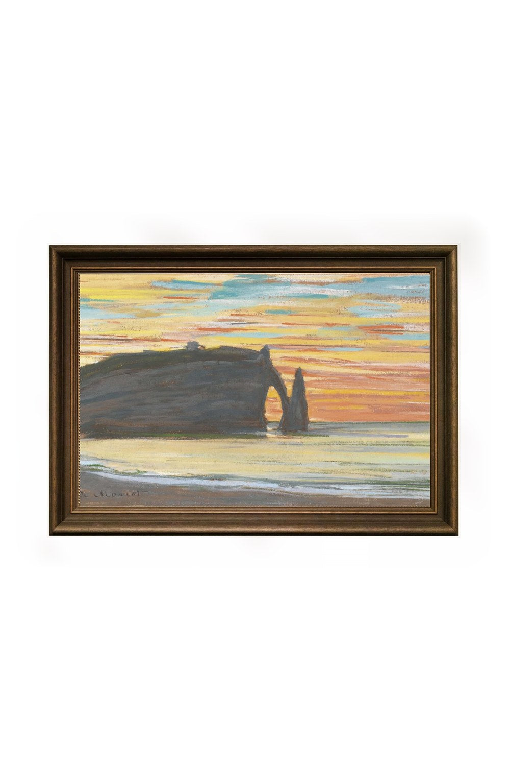 Claude Monet - Étretat, Aval Falezleri - 3