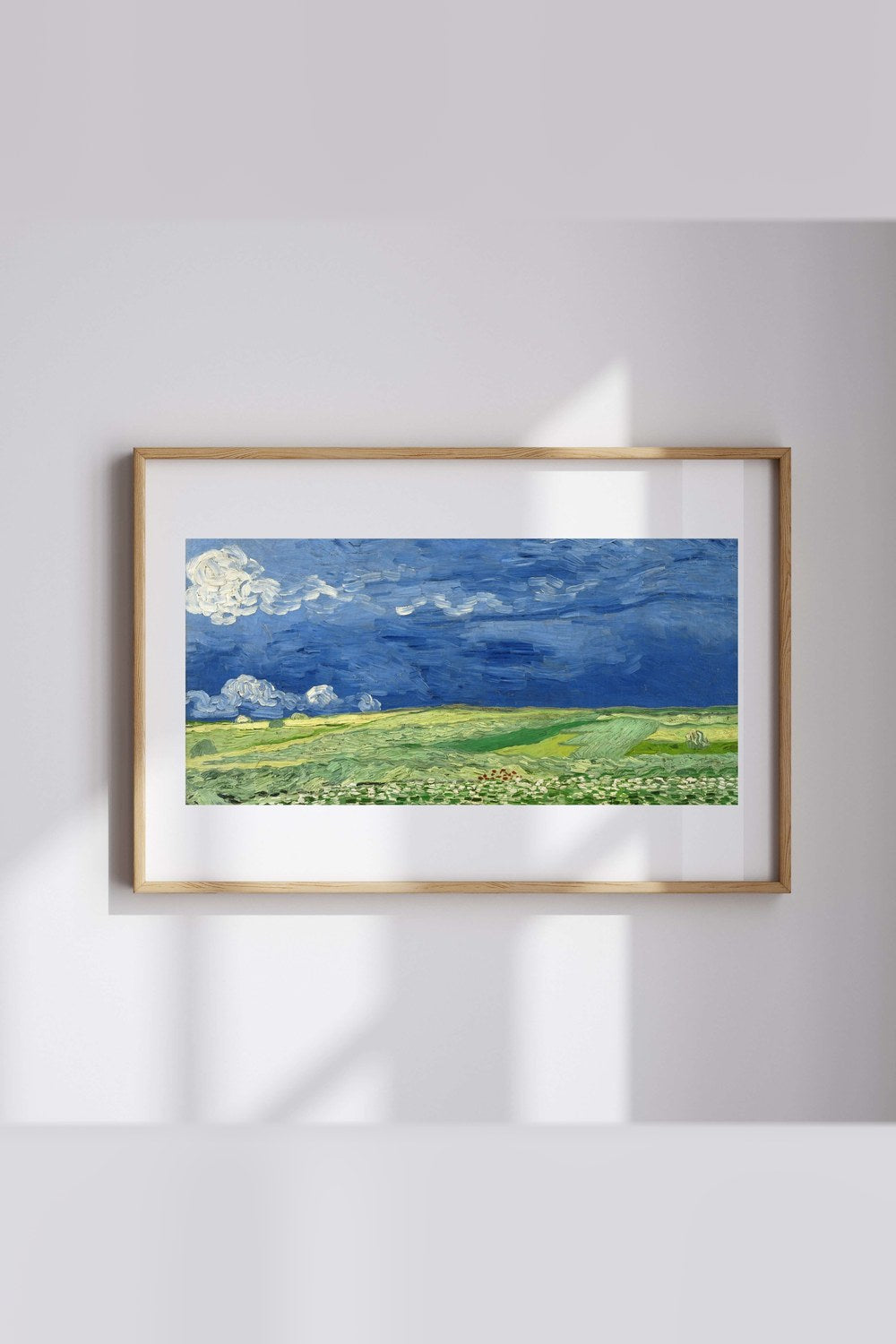 Vincent Van Gogh - Fırtına Bulutları Altında Buğday Tarlası - 2