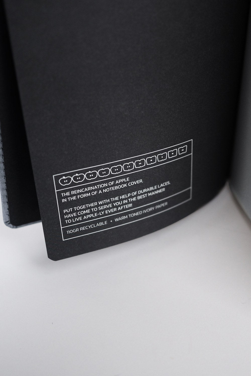 Elma Derisi Kapaklı Mini Defter, A6 - 1