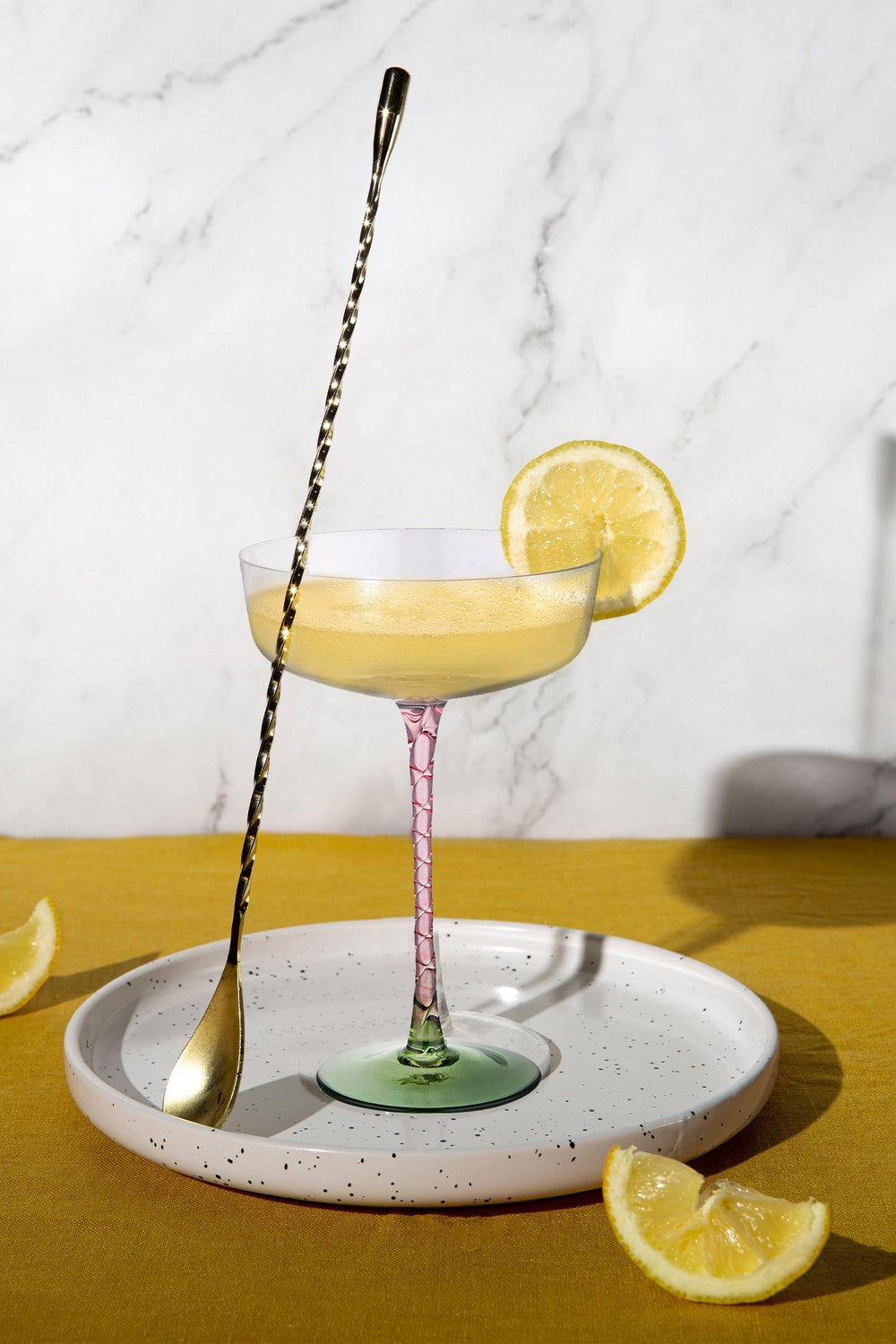 Martini Kadehi, Pembe-Yeşil - 200 Ml - 0