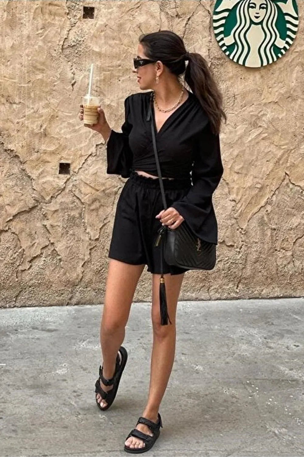 Beverly Şort, Siyah - 0