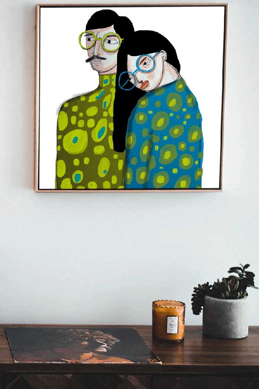 Sanat Baskısı, 21x21 Cm - Giclée Baskı - 1