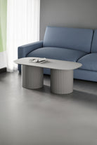 Seton Orta Sehpa, Platin Gri - 100x55 Cm - 0