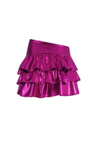 Dolce Parlak Katlı Mini Etek - 4