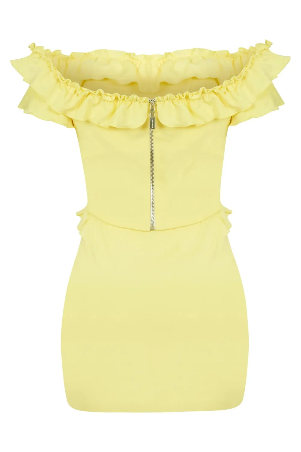 Duchess Fırfırlı Mini Elbise - 1