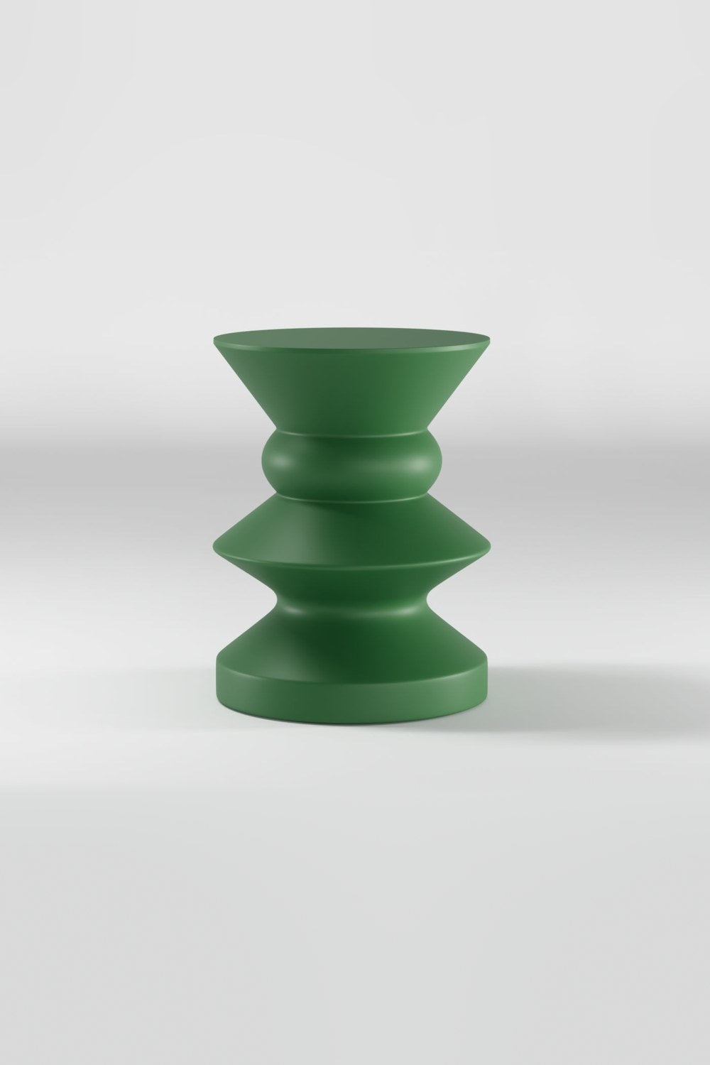 Adella Yan Sehpa, Yeşil - 39 Cm Çap - 1