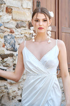Anvelop Kesim İpek Saten Elbise Elly - 2