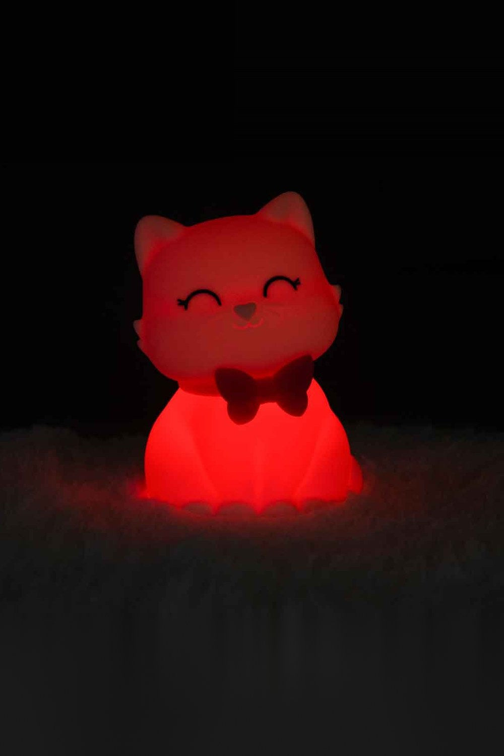 Silikon Gece Lambası Kedi Tosh Beyaz - 8