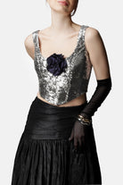 Sophia Sequined Corset - 0