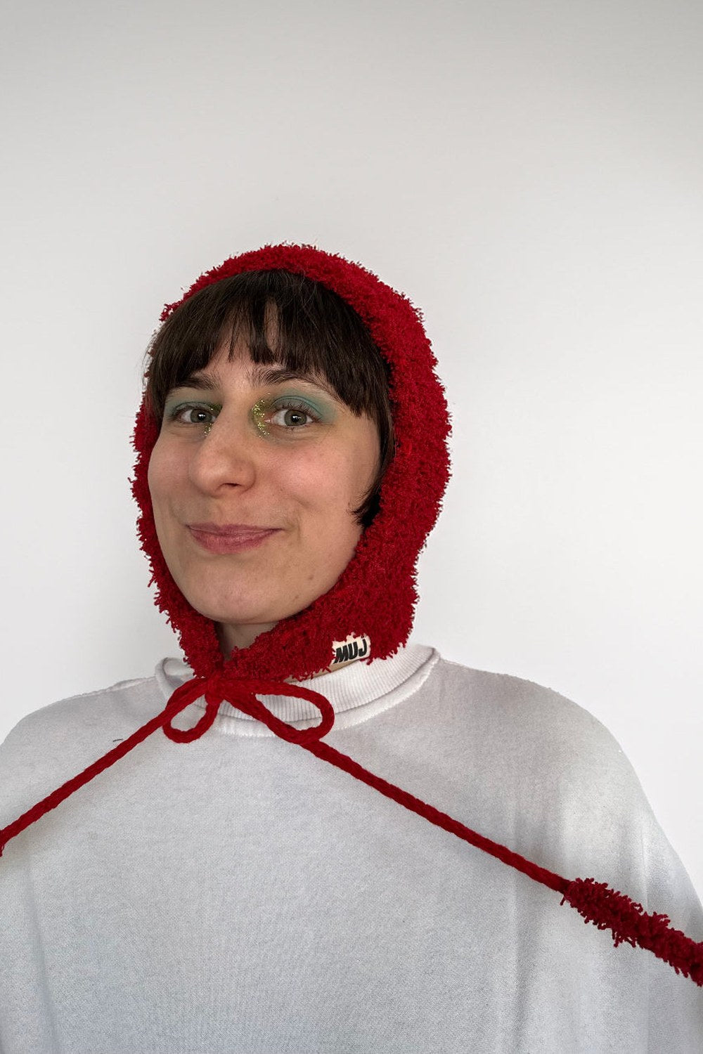 Red Bow Tie Bonnet - 0