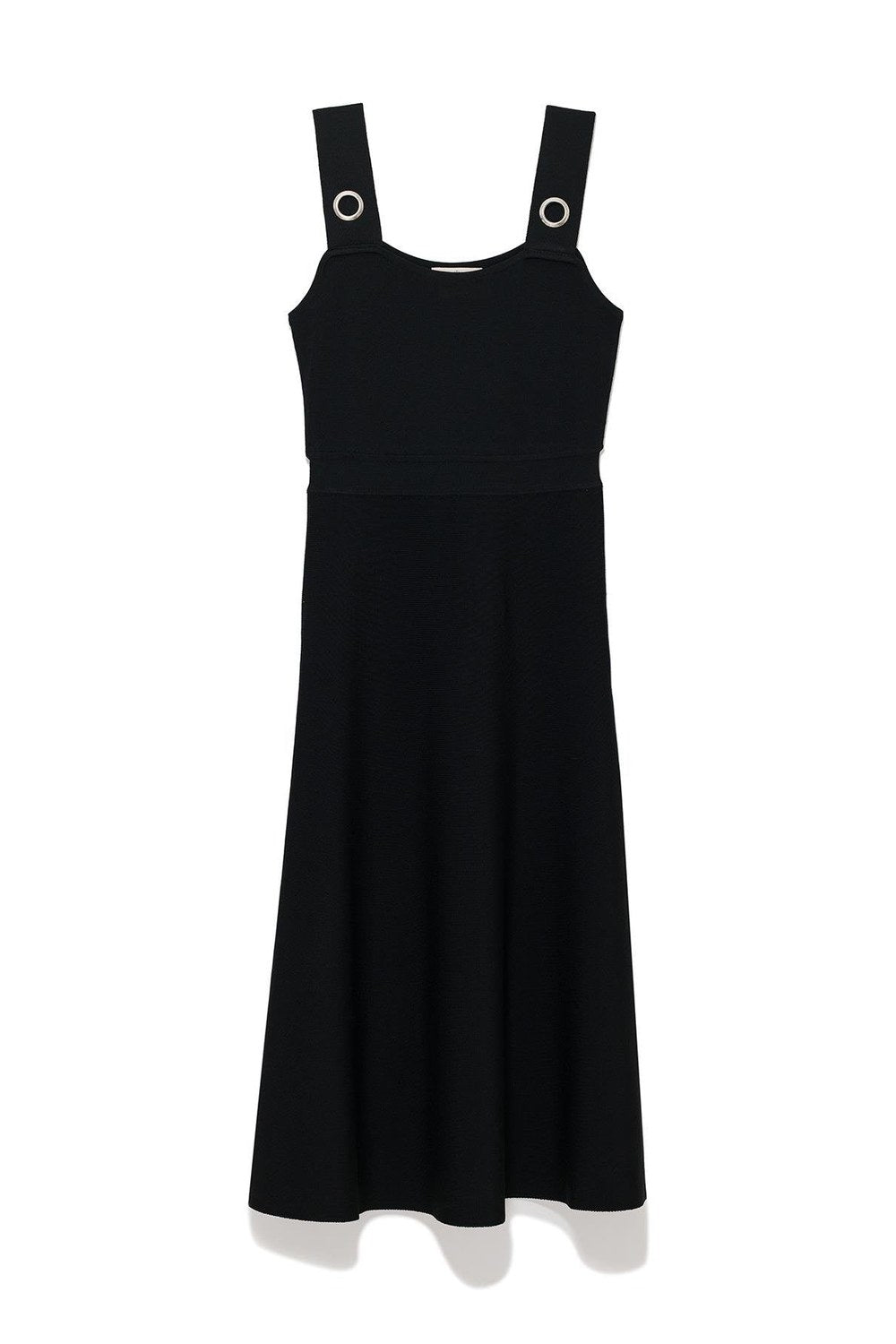 Madison Kadın Yazlık Rayon Triko Elbise Siyah - 9