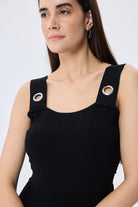 Madison Kadın Yazlık Rayon Triko Elbise Siyah - 3