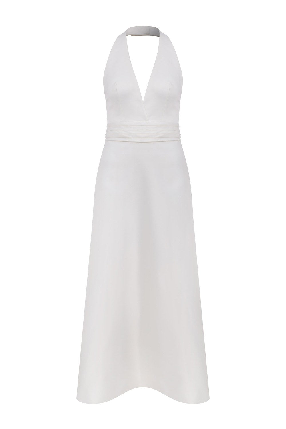 Lauryn Midi Elbise Beyaz - 7