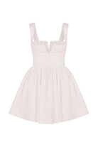 Leanne Saten Mini Elbise Toz Pembe - 7