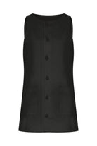 Odette Krep Mini Elbise Black - 6