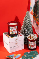 Christmas Collection Yeni Yıl Golden Pumpkin Cam Mum Medium - 1