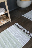 Martil 2’Li Takım Banyo Paspası %100 Pamuk 40x60 + 60x90 Yeşil - 4