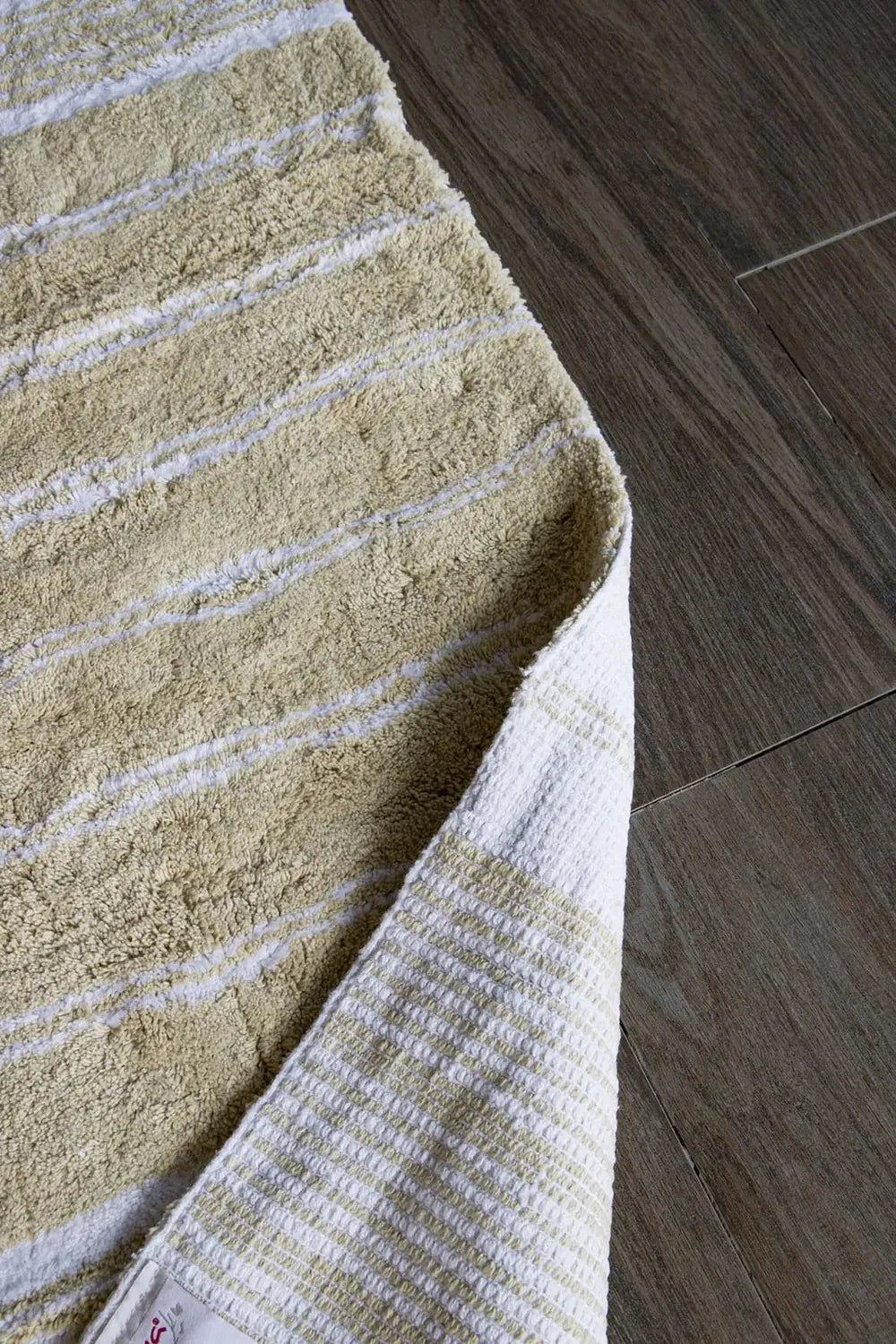 Martil Tekli Banyo Paspası %100 Pamuk 70x110 Bej - 5