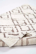 Cava Tekli Banyo Paspası %100 Pamuk 70x110 Kahverengi - 5