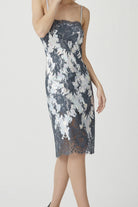 Coco Metal Dress Gray - 1