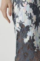 Coco Metal Dress Gray - 3