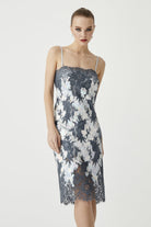 Coco Metal Dress Gray - 8