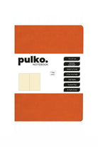 Defter 110gr Ivory Kağıt, A5, Termo Deri, 224 Sayfa, Noktalı, 044, Turuncu - 0