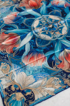 Fleur Rubis İpek Fular - 0